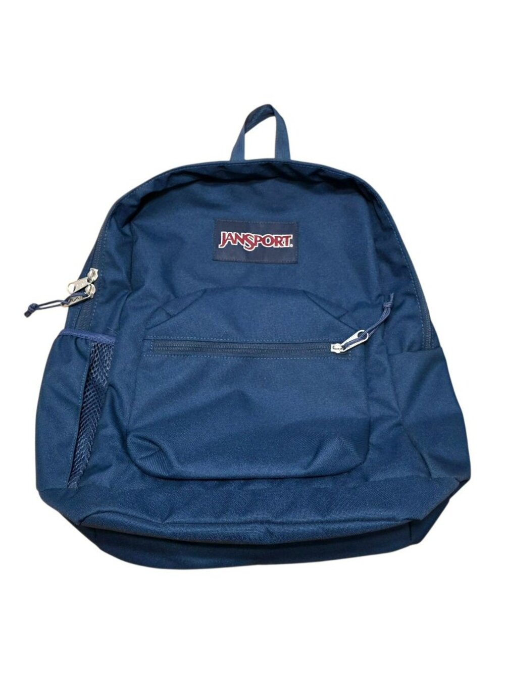 JanSport Backpack Cross Town Plus Navy Blue School Laptop Book Bag Travel Gym